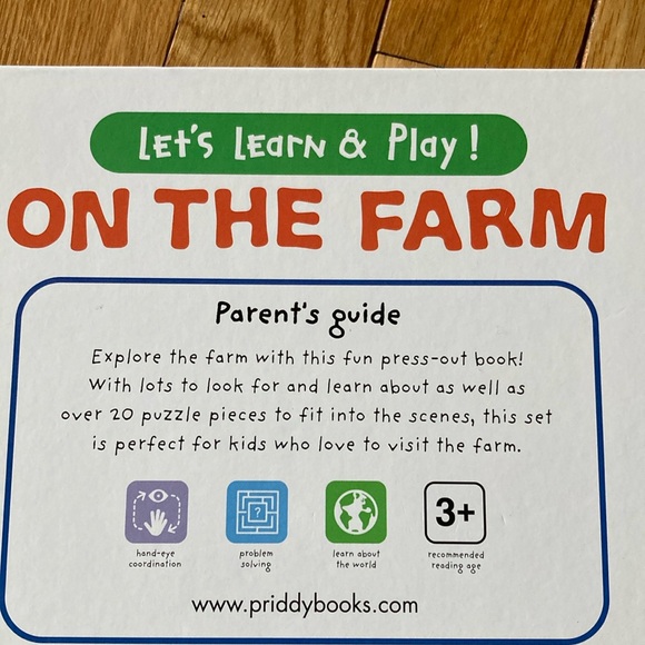 ON THE FARM BOOK & PUZZLES & PUZZLE MATCHING SETS - Picture 13 of 16